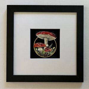 Original Watercolor/Gouache Mushroom Painting by me (Shannon Perrie/Perr…
